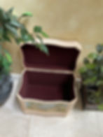 Thumbnail: Lot 16 - Faux Plants & Wood Covered Box