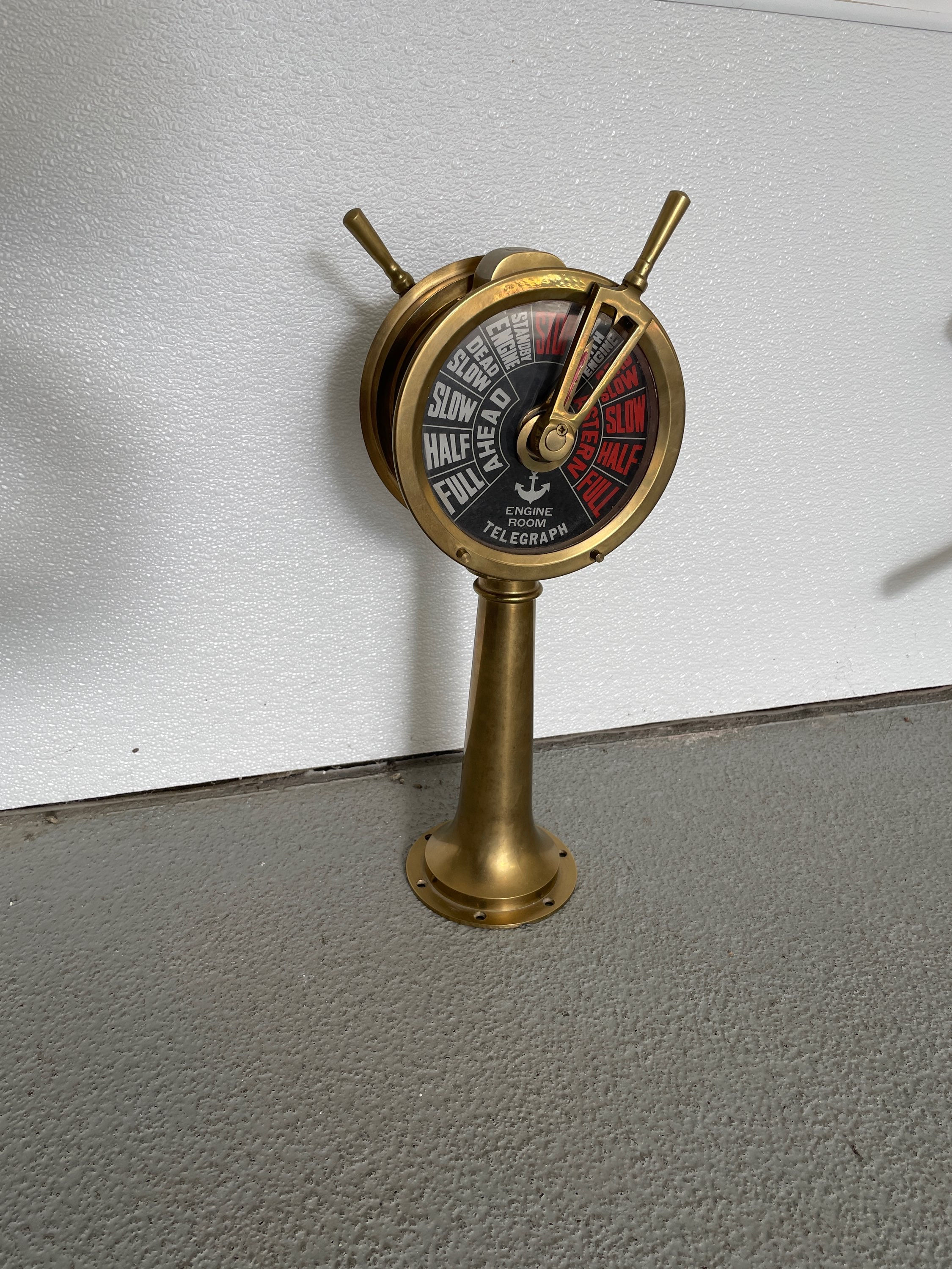 Lot 201 - Antique Ship Telegraph in Brass