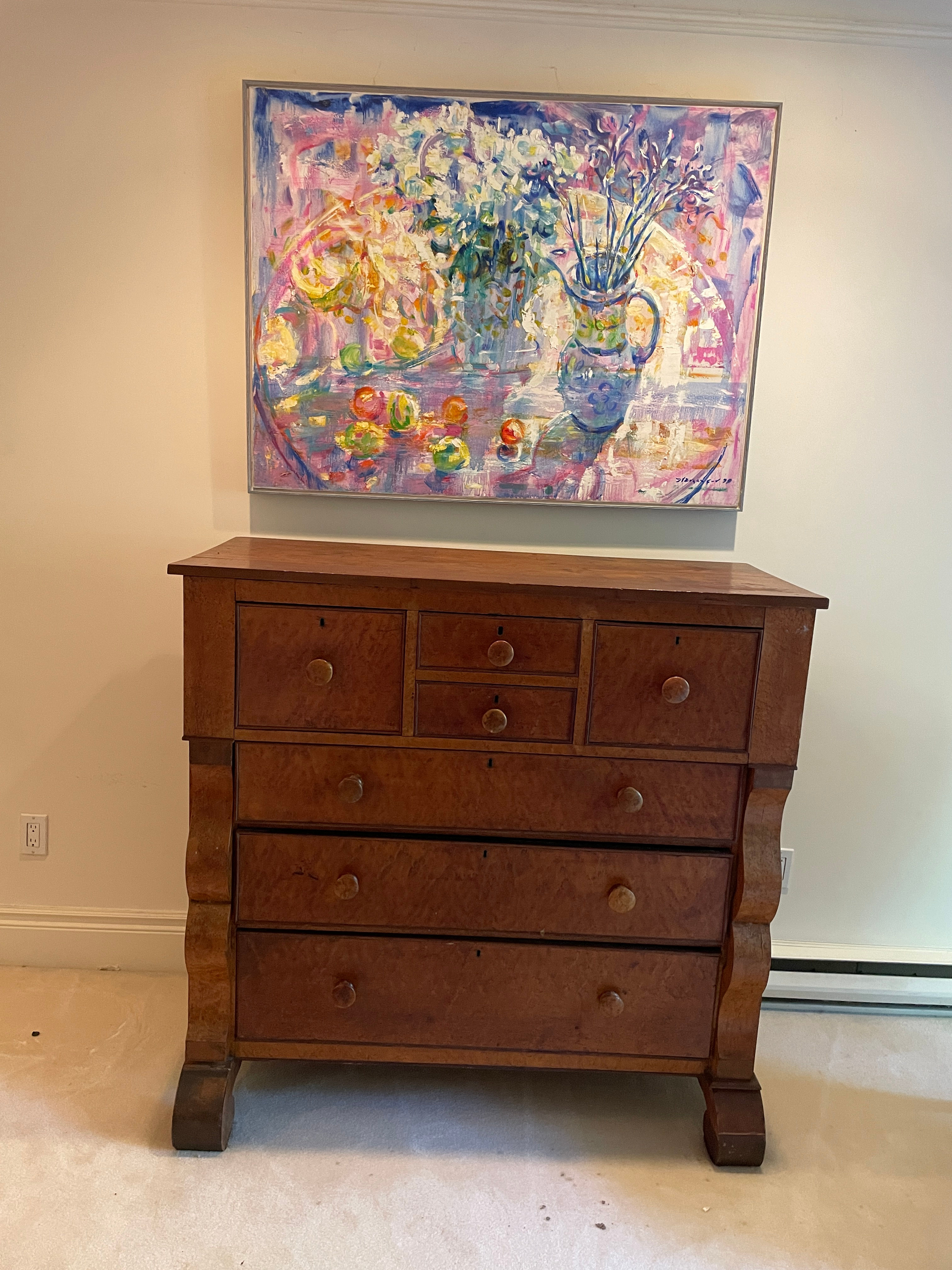 Lot 23 - Antique Empire-Style Gentleman's Dresser
