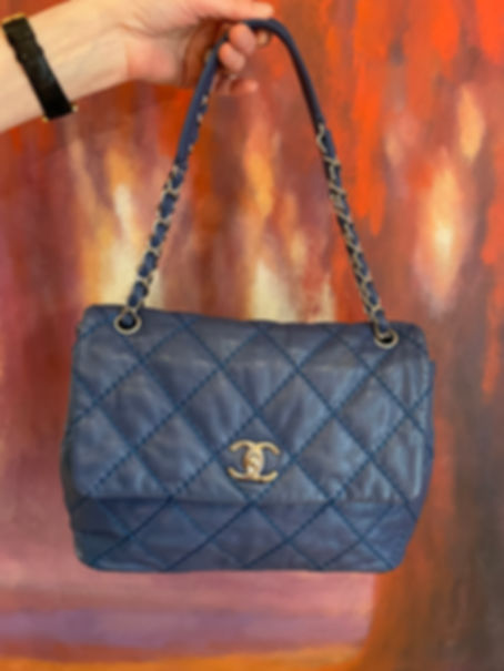 Lot 120 - Vintage Chanel 'Love Me Tender' Calfskin Bag