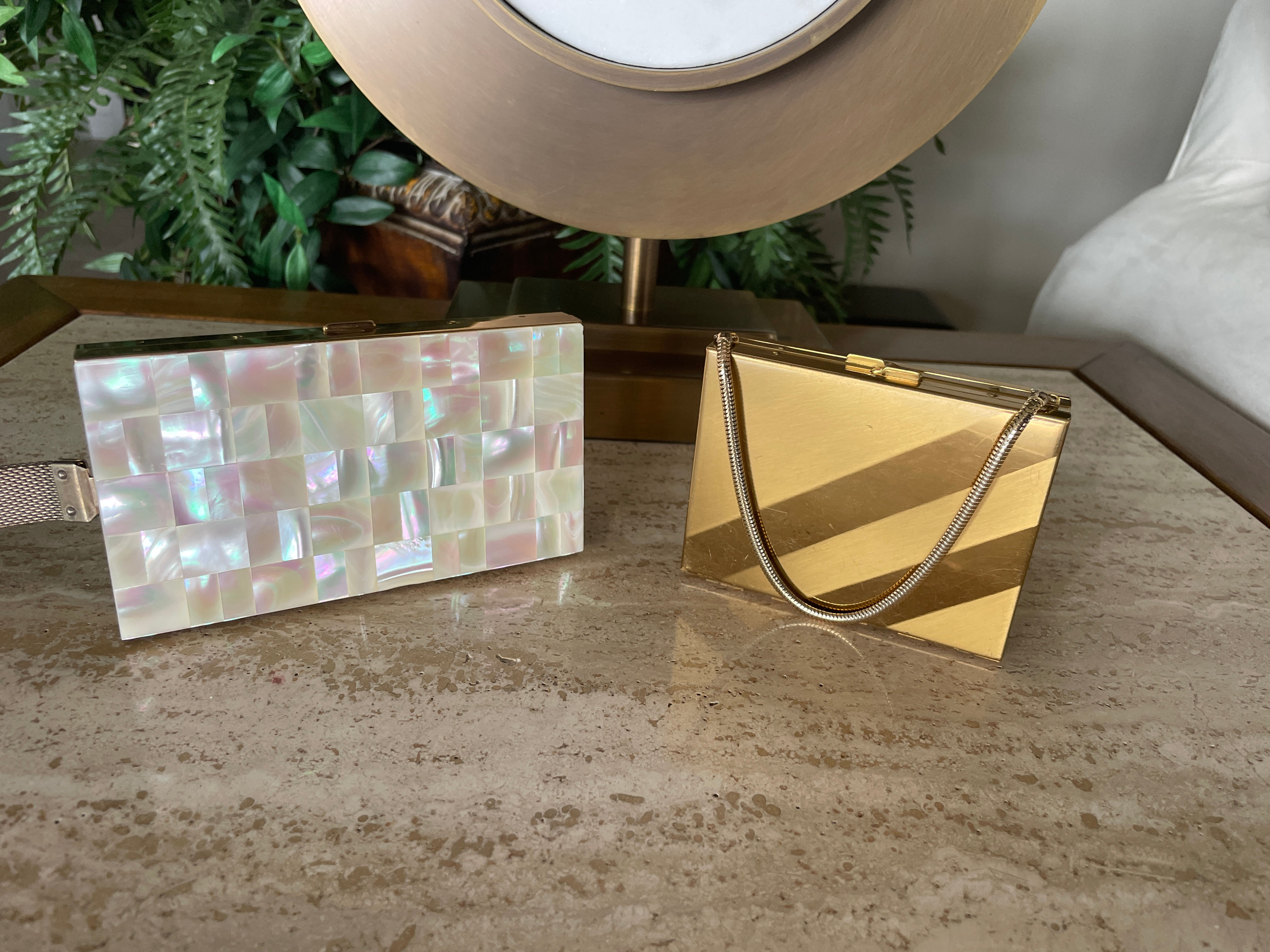 Lot 500 - 1950's Minaudieres x 2