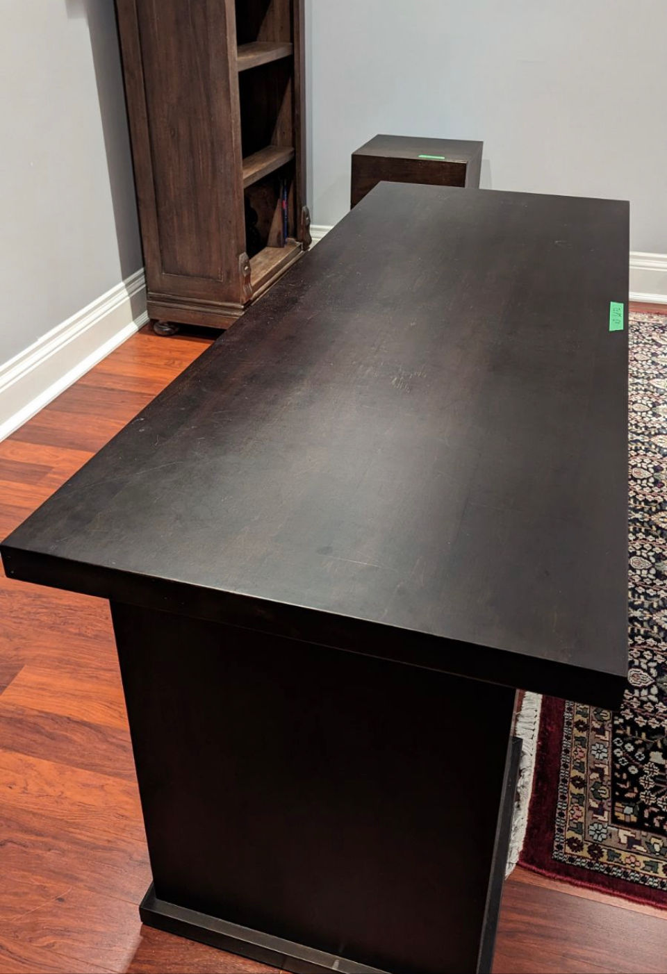 Thumbnail: Lot 72 - Desk & Pair of File Cabinets