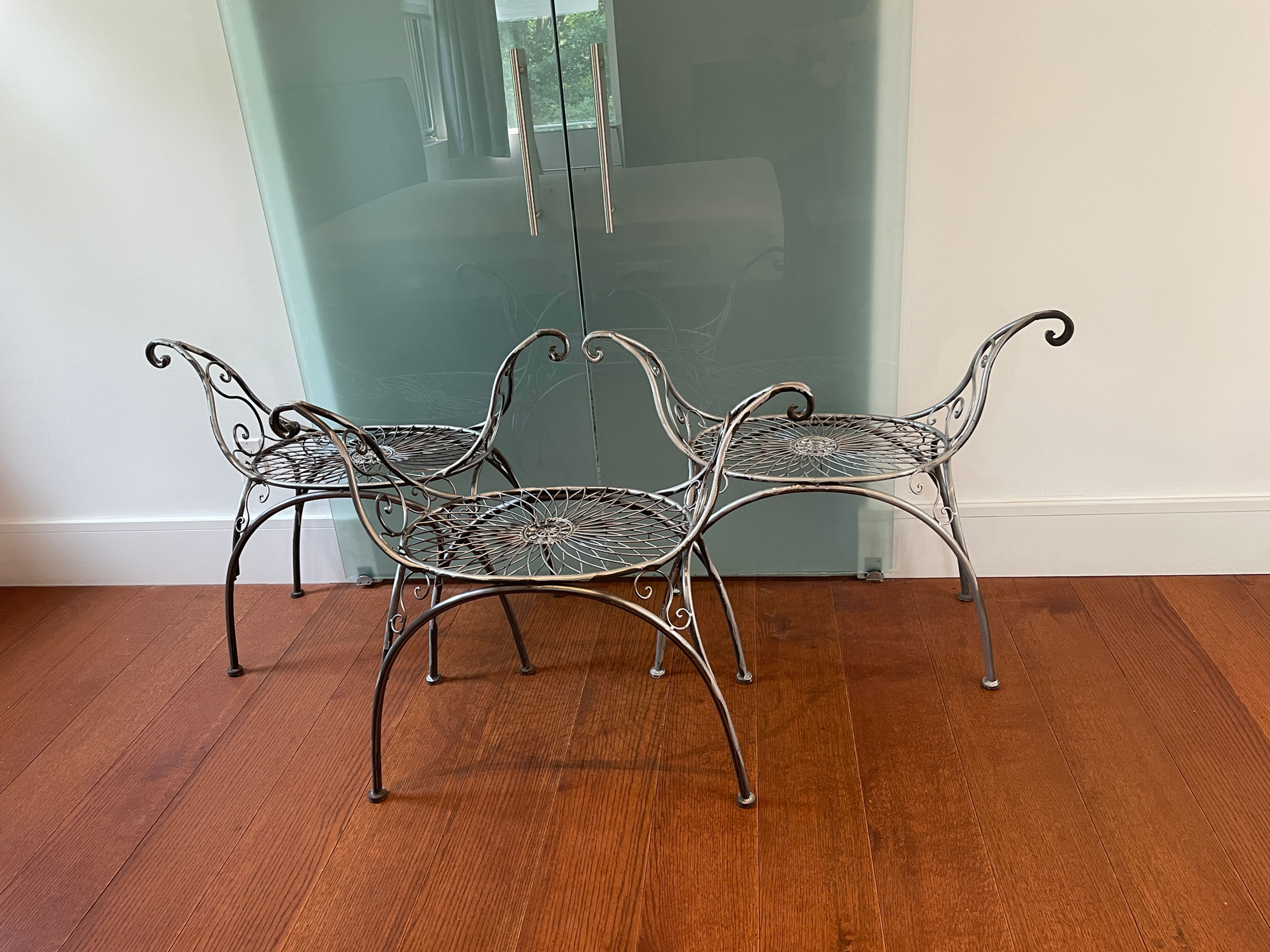 Lot 4 - Victorian-Inspired Stools x 3