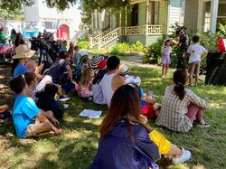 Kids Zone magic audience