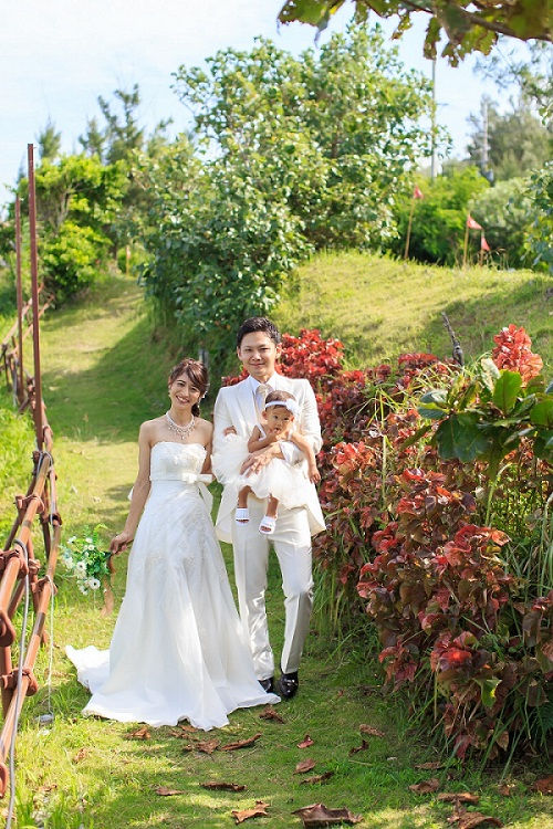 沖縄恩納村 リザンシーパーク フォトウェディング チャペルフォト