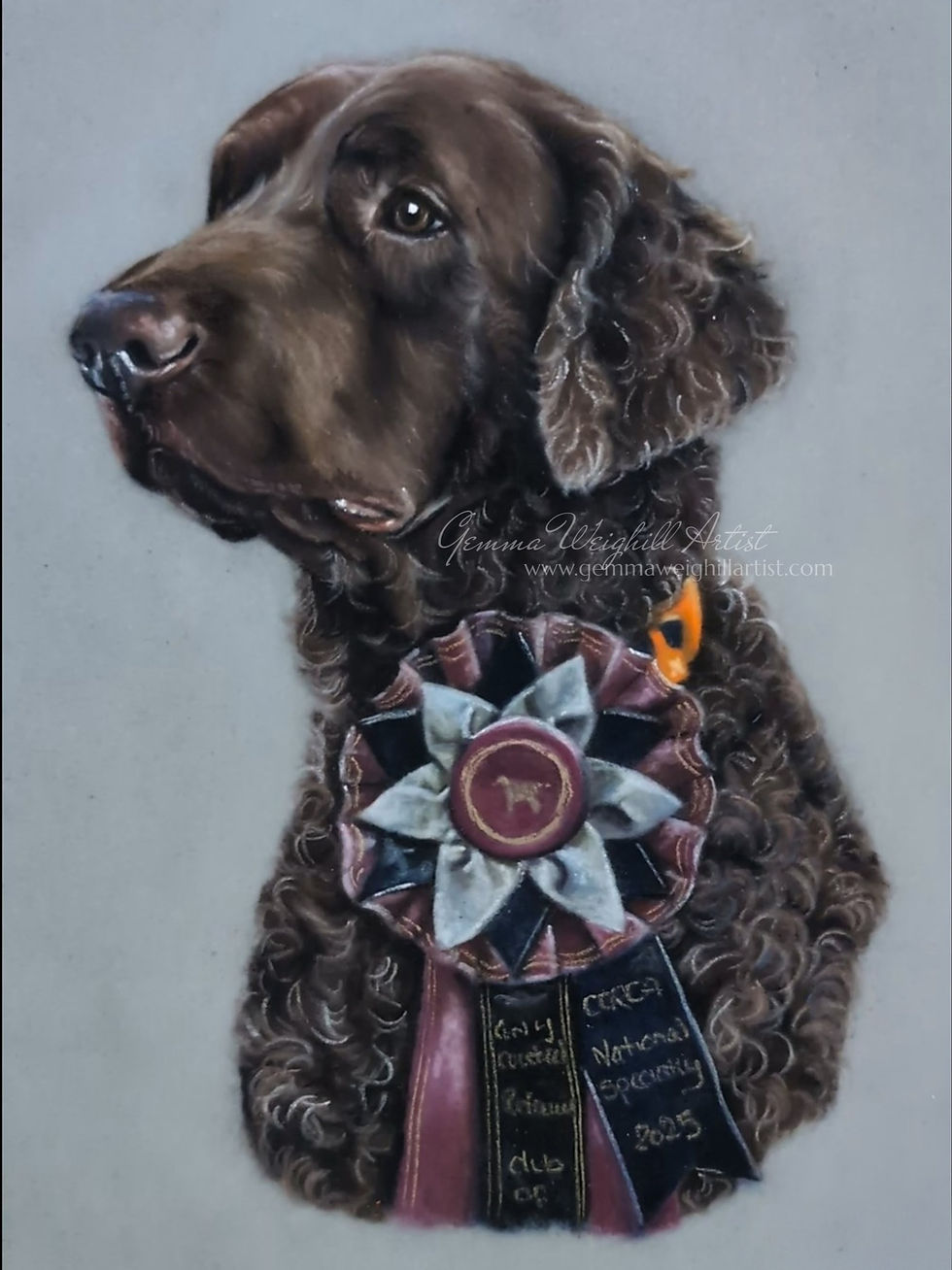 Hatter 12" x16" Pastels