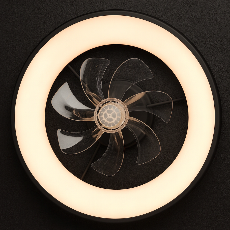 Modern Tavan Fanı Led Aydınlatma