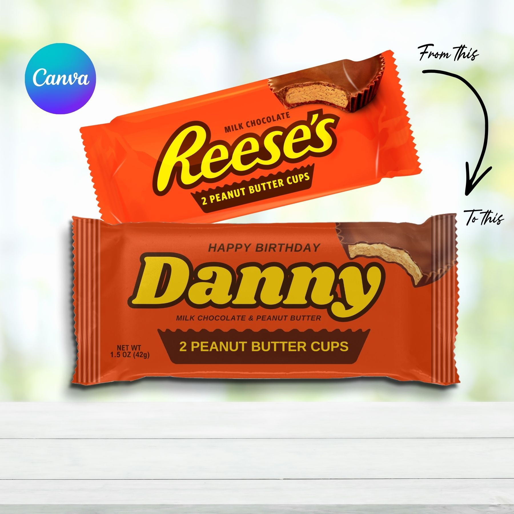Reese’s Candy Wrapper Template
