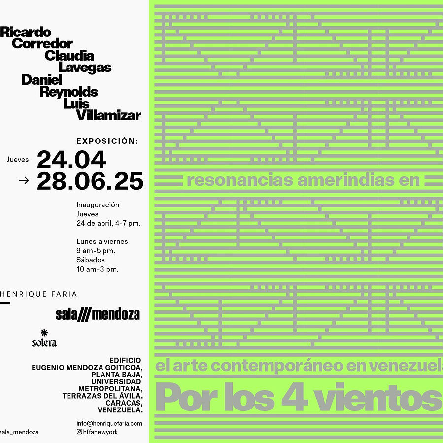 Por los 4 vientos: Resonancias amerindias en el arte contemporáneo en Venezuela