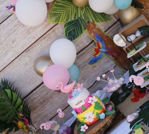 Un déco tropical pastel