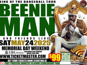 Dancehall ‘King’ Beenie Man set to perform in NYC