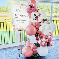 Bridal shower welcome sign chophouse warren ohio The Bold Balloon
