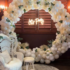Wedding balloon decor backdrop photo booth reception grove city hermitage pennsylvania the bold balloon