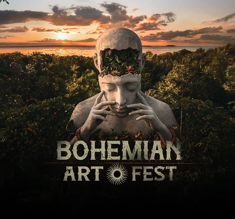 True Nature Sculpture by Daniel Popper at Bohemian Square, Cancun