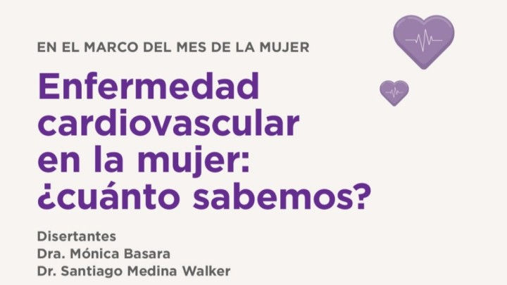 Este viernes se realizará una charla sobre enfermedad cardiovascular en la mujer