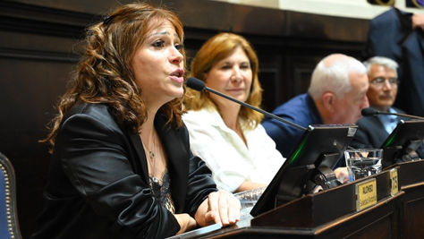 Soledad Alonso rindió un emotivo homenaje a Héctor Recalde en la Cámara de Diputados tras su fallecimiento