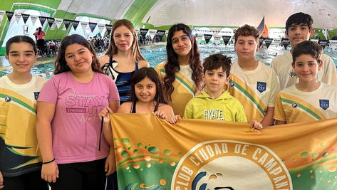 Natación: El Club Ciudad de Campana cosechó 30 medallas en San Fernando