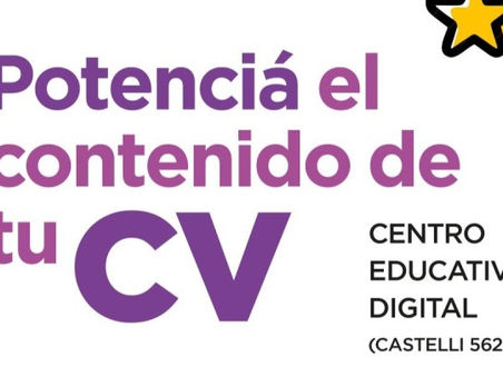 Invitan a los jóvenes a participar de un nuevo taller gratuito de armado de CV