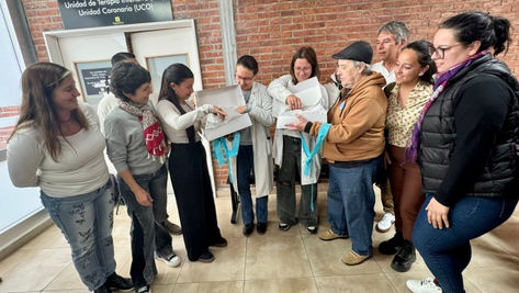 La Agrupación Melo donó nuevo equipamiento al Hospital San José