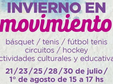 “Invierno en Movimiento” se suma a la agenda de actividades del Municipio para estas vacaciones