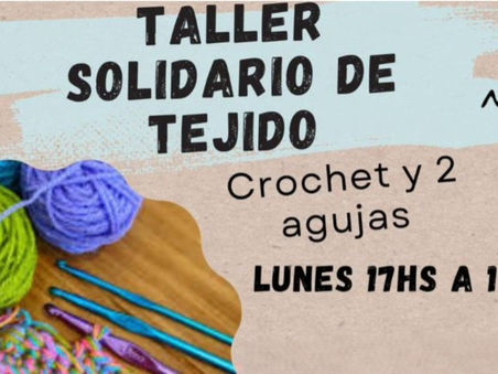 Aprender a tejer para donar, una iniciativa para abrigar a la comunidad