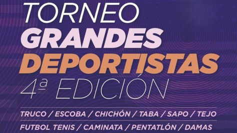 Adultos mayores: sigue abierta la inscripción al torneo “Grandes Deportistas”