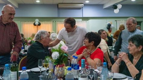 Abella acompañó el 68° aniversario de la Asociación de Jubilados y Pensionados de la calle Pueyrredón