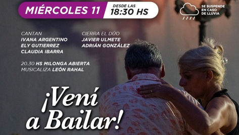 Este miércoles, el tango vuelve a ser protagonista en la ciudad