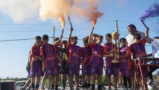 El intendente acompañó la primera edición del mundialito “Diego Armando Maradona”