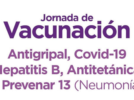 Este viernes, los vecinos podrán vacunarse en la plaza Eduardo Costa