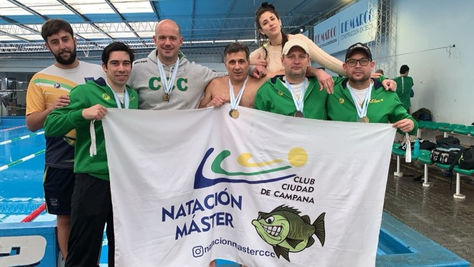 Nadadores masters del CCC participaron de la 2ª jornada del Gran Prix FANNBA