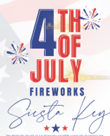 Siesta Key July 4th fireworks