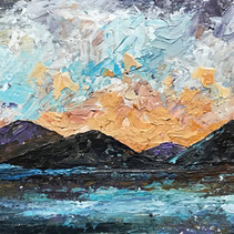 "Winter Sunset o'er Glencoe"