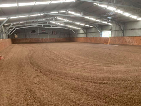 Arena floor being redone with synthetic fibre
