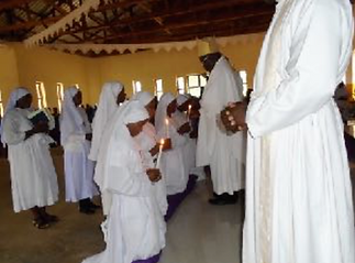 Nuns taking vows