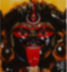 Maa Kali's tongue as Rajas guna