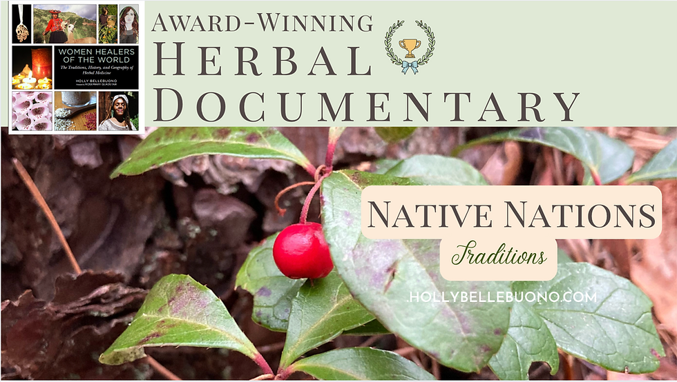 herbal healing traditions, native nations healing