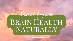improve brain health naturally