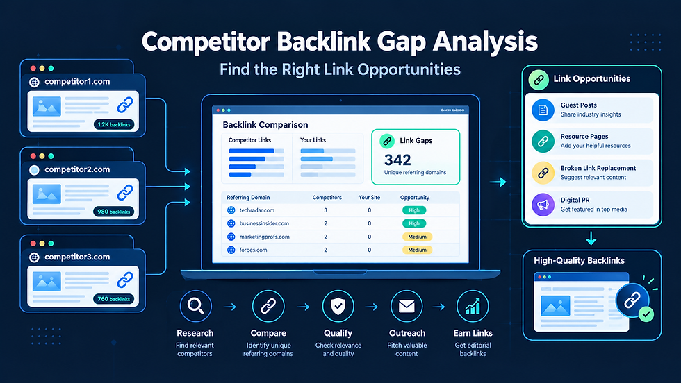 Competitor Backlink Gap Analysis: How to Find Link Opportunities
