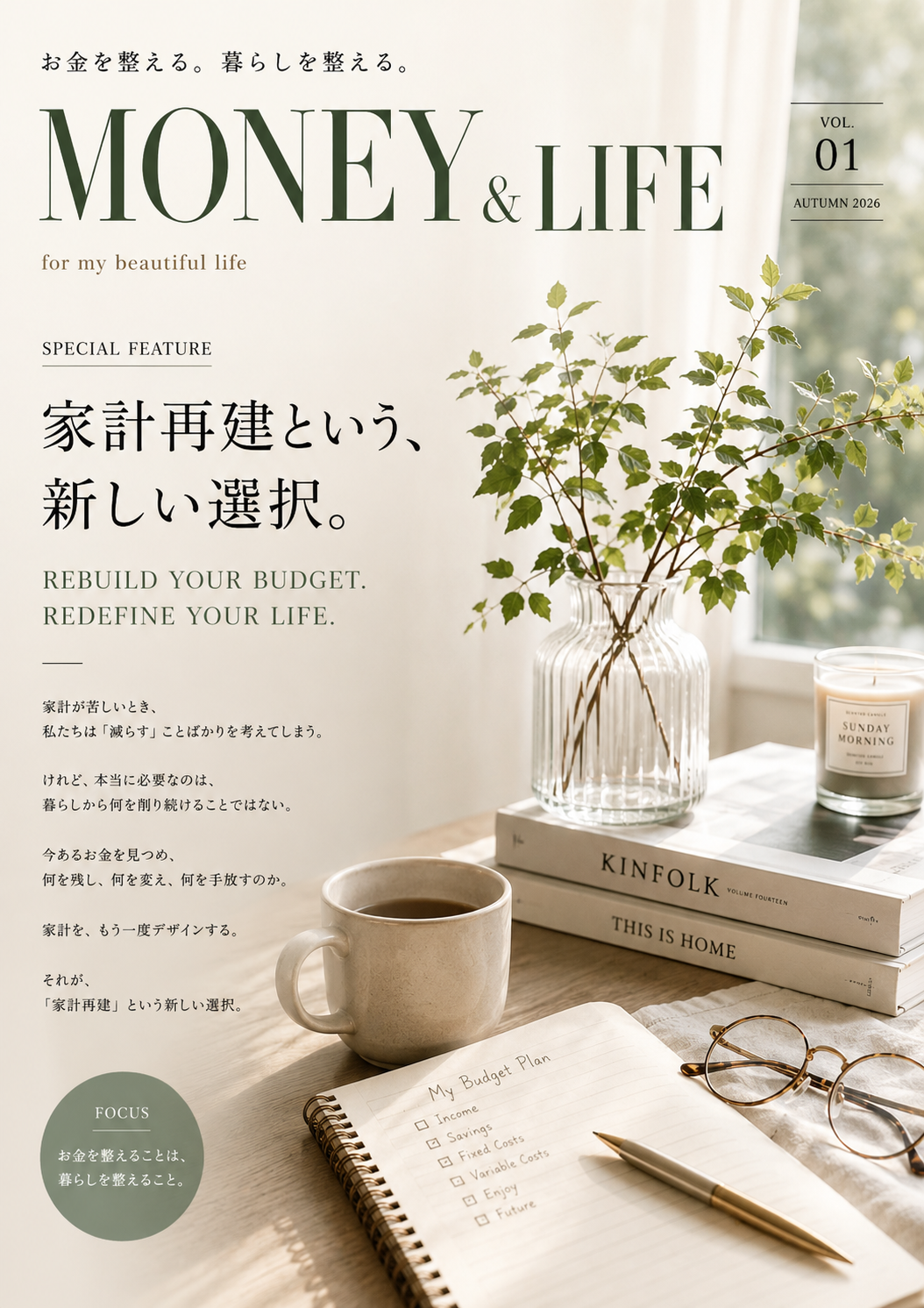 お金と暮らしのミニマガジン VOL.01