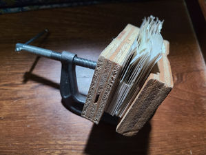 How to flatten a matchcover