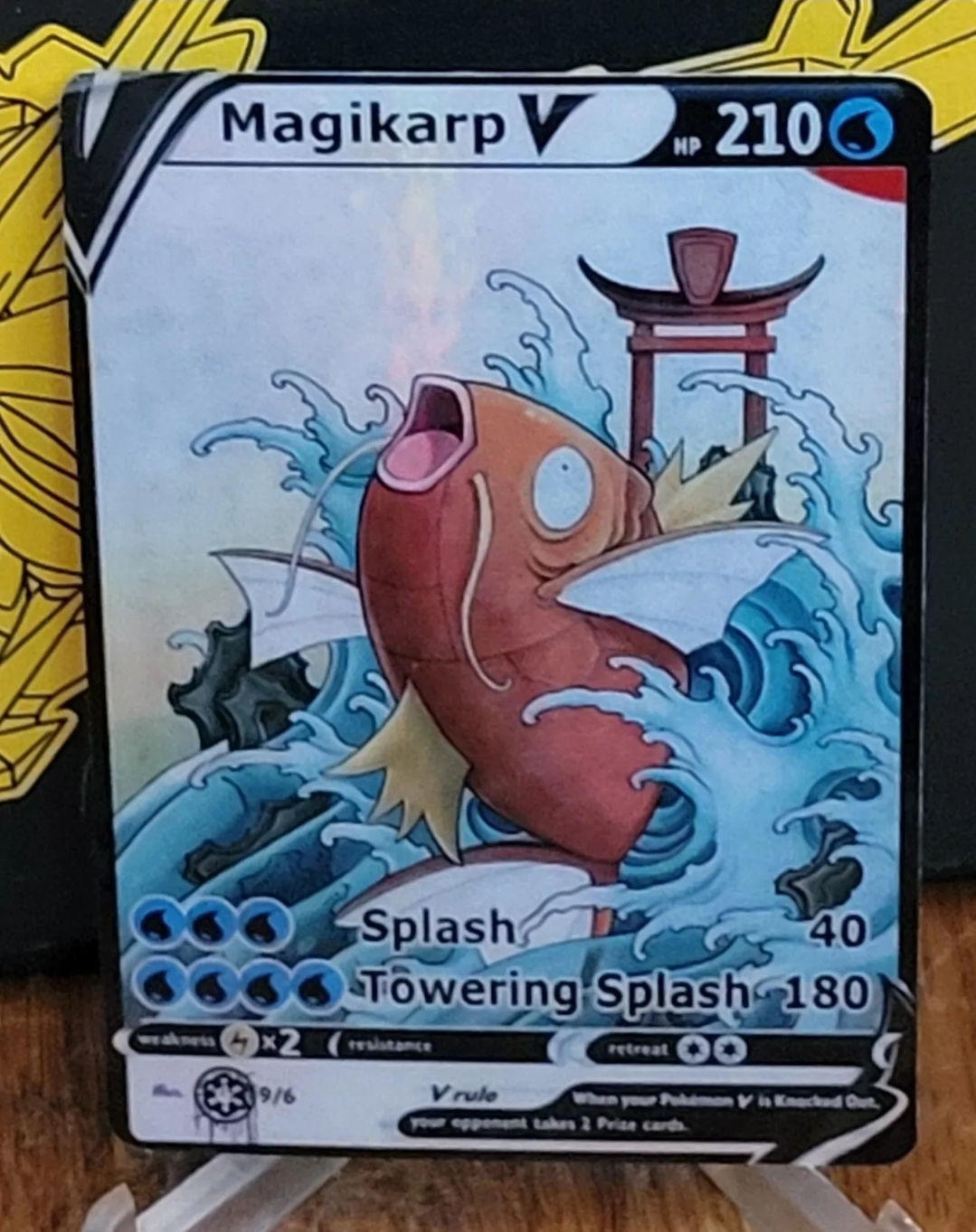 Pokemon Magikarp V Custom Orica Card Full Art Holo