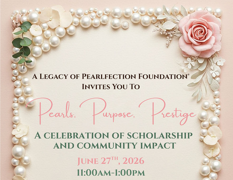 ALOPF Presents - Pearls, Purpose, Prestige