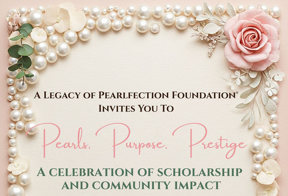 ALOPF Presents - Pearls, Purpose, Prestige