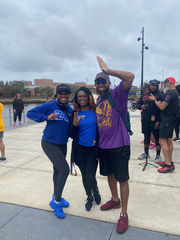 2024 NPHC Tampa Secretary, Vice President, and President (Left to Right) at NPHC Run Event.