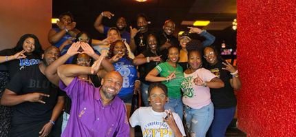 NPHC Tampa at the 2025 Greek Games Bowling Kickback