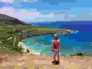 Jacob Bondesen on Hanauma Bay Ridge Hike