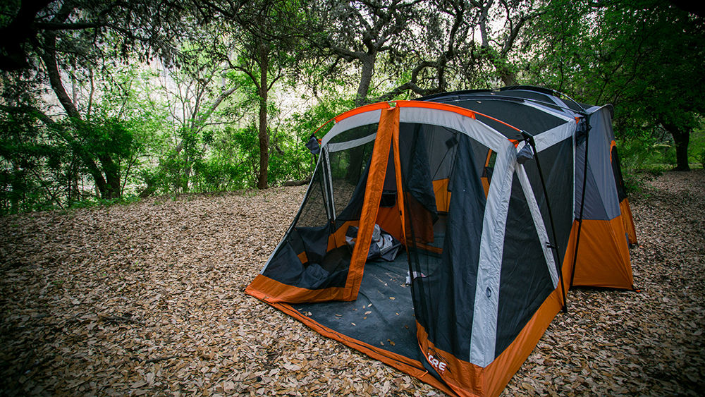 Camping at Chalk Bluff Park March 2018