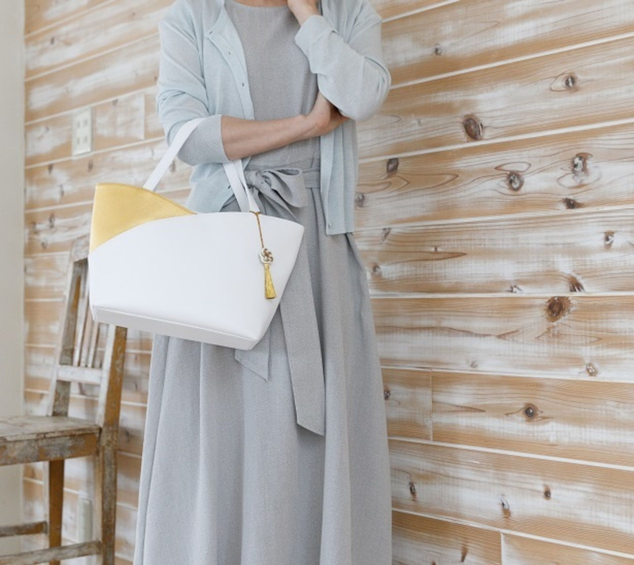 金箔トートバッグ