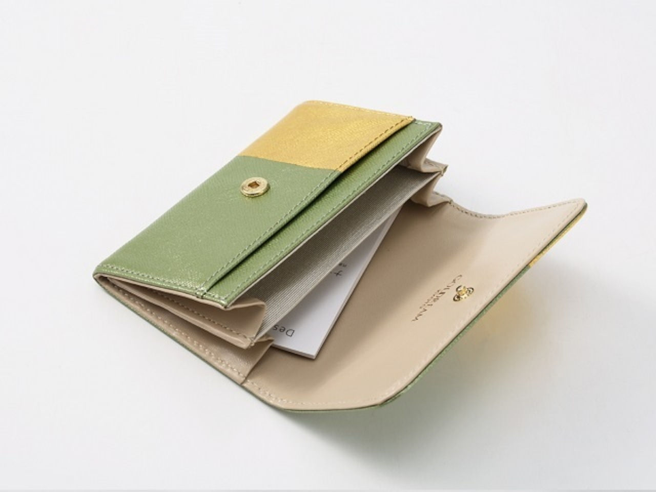 金箔押カードケース